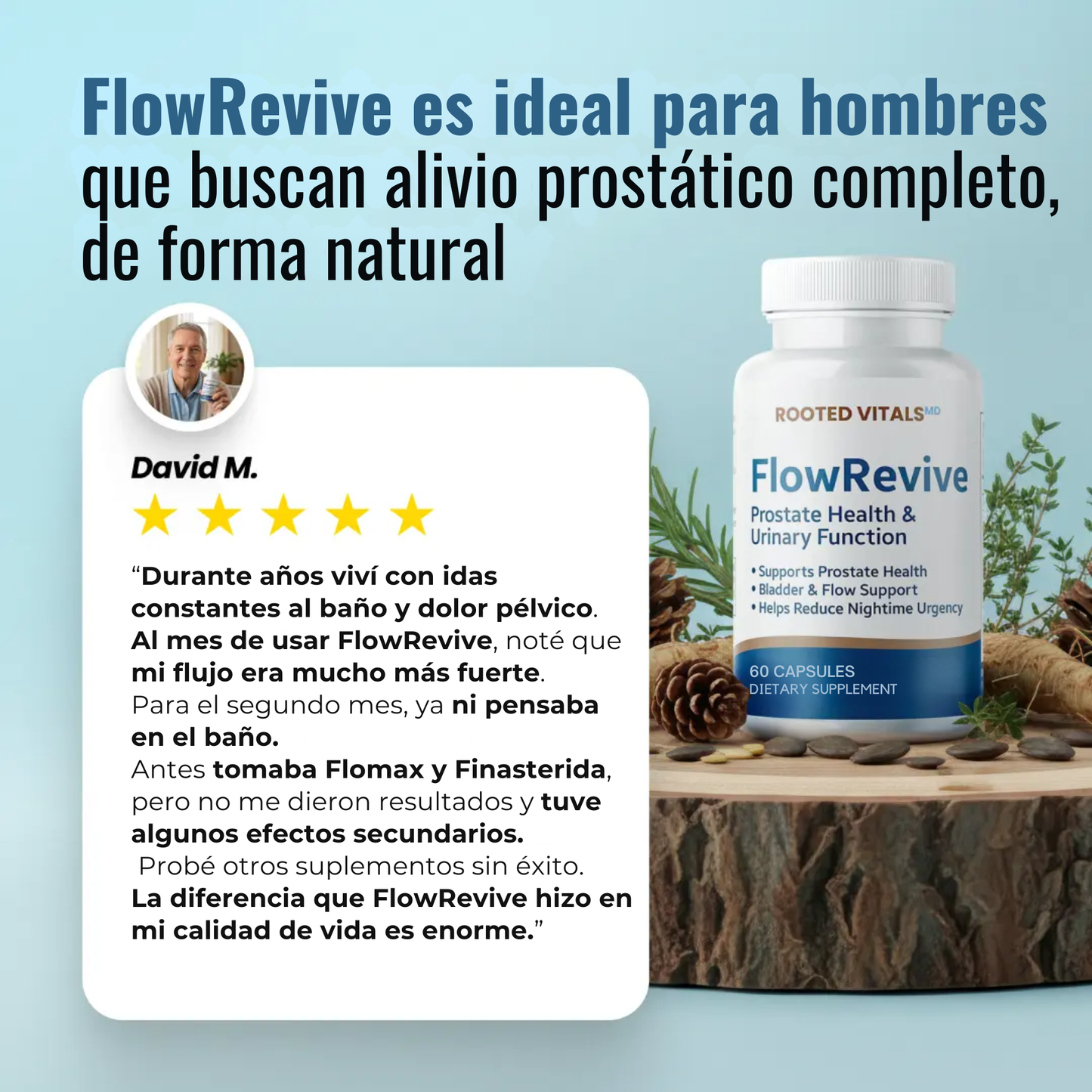 ProstaFlow | Alivio natural para la próstata y el flujo urinario