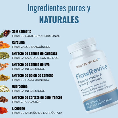ProstaFlow | Alivio natural para la próstata y el flujo urinario